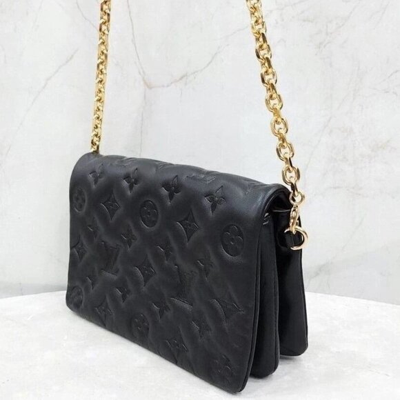 Louis Vuitton Pochette Coussin Monogram Embossed Lambskin - Shoulder or Belt Bag - Picture 4 of 15